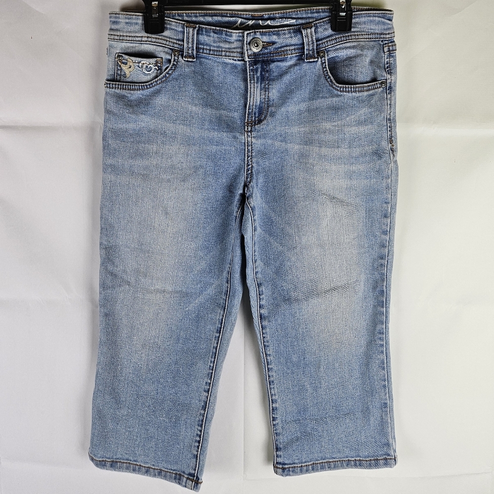 INC International Concepts Capri Jeans Size 8 | Vacation Summer Basic Casual